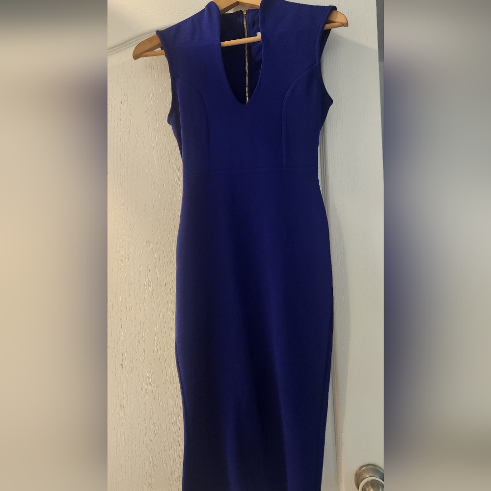 Elegant Blue Women's Dress